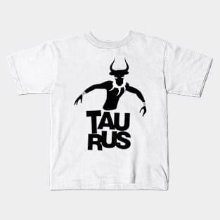 Tribal zodiac. Taurus. Kids T-Shirt